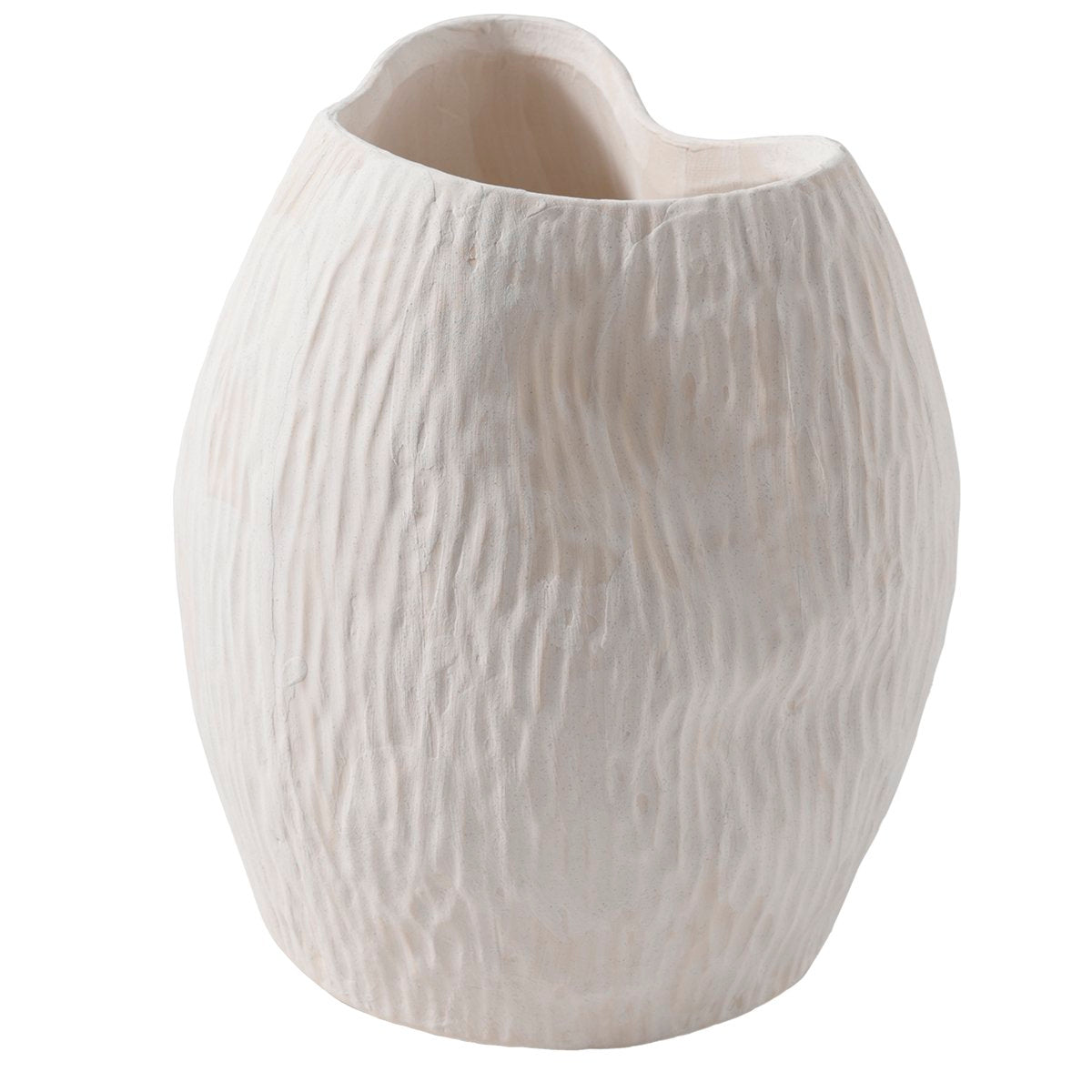 Maeve Porcelain Decorative Vase - Medium White