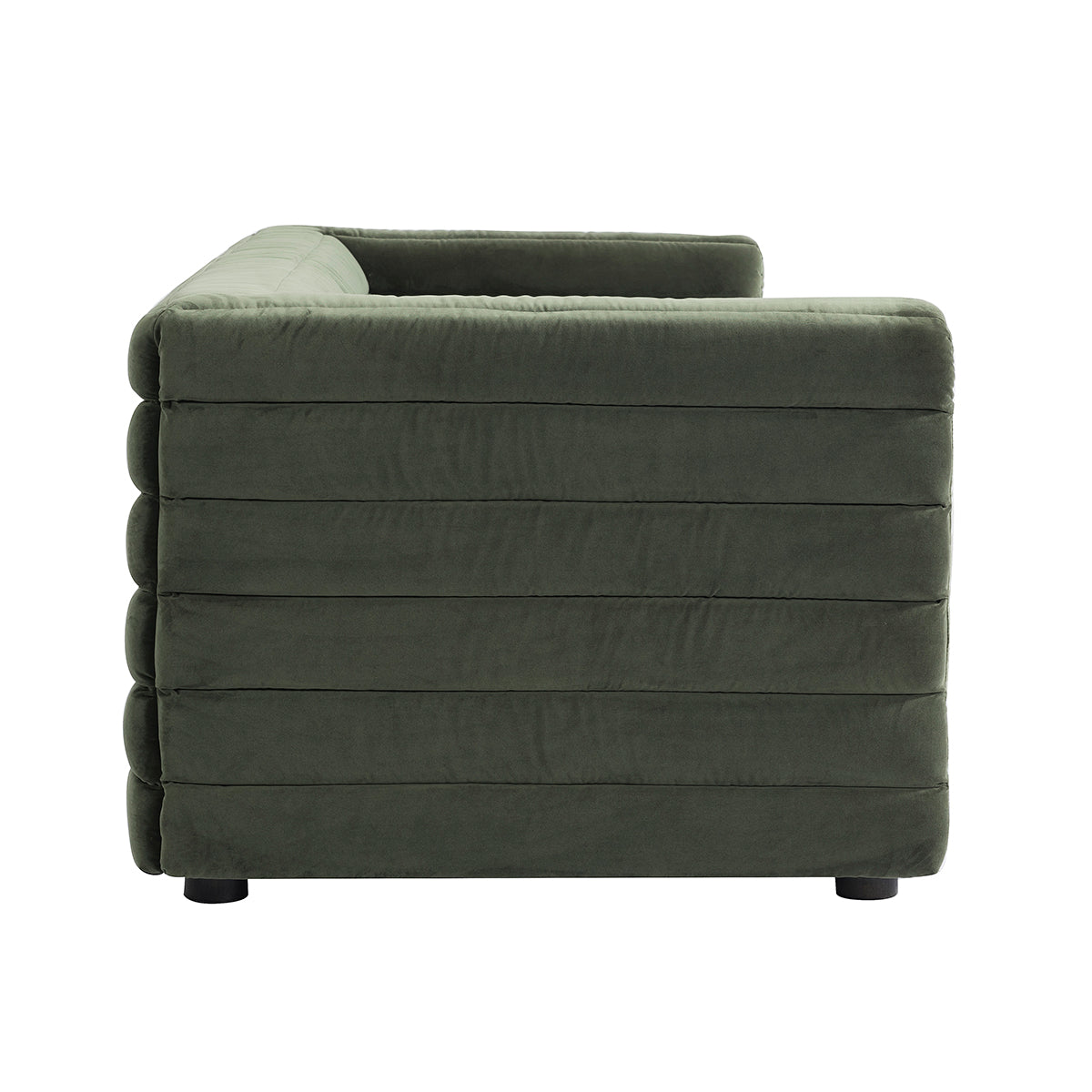 Colorado 3 Seater Sofa - Satin Moss Velvet