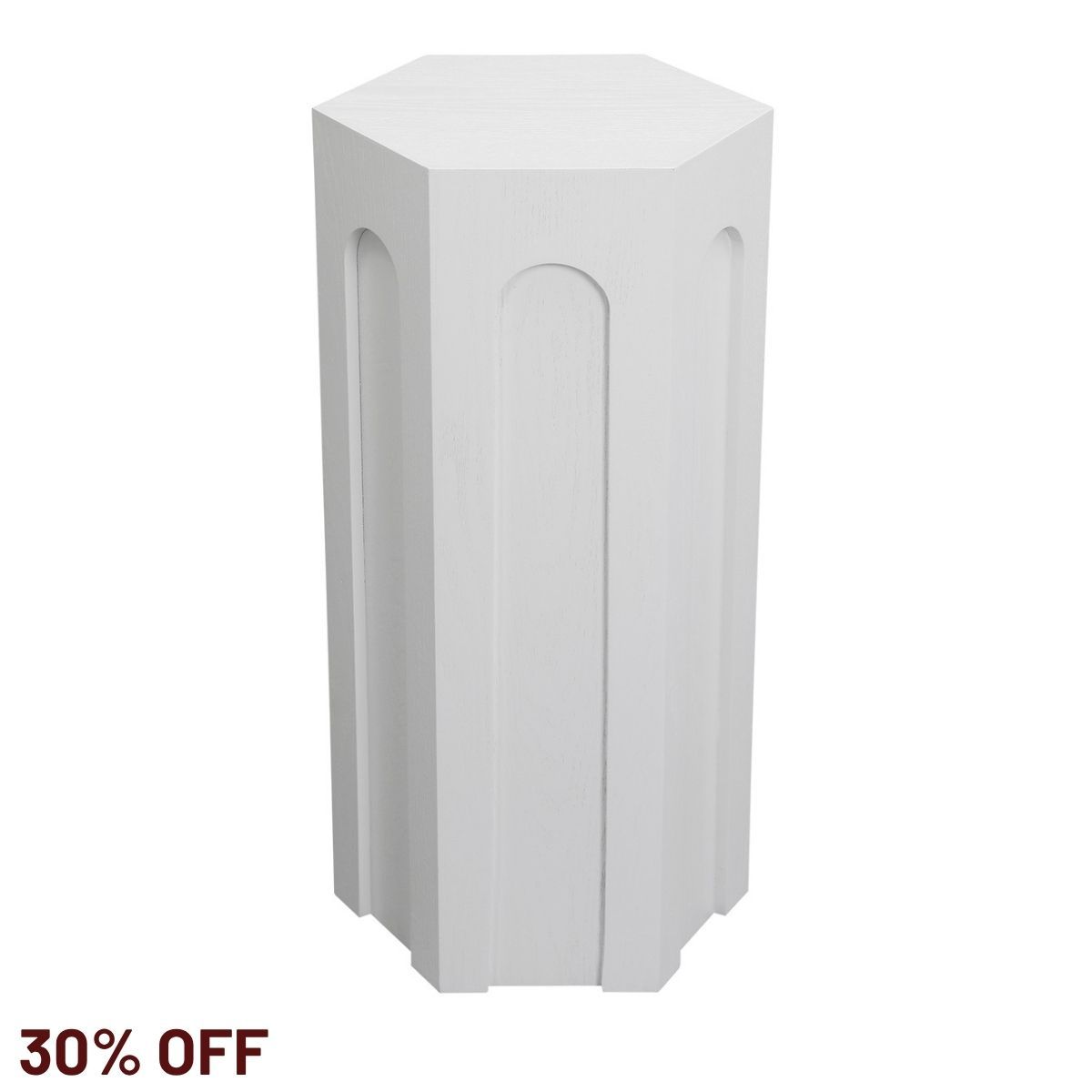 Winston Tall Side Table - White