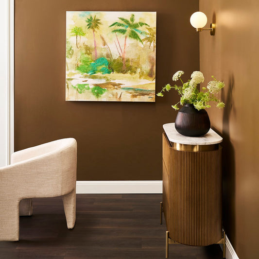 Calm Oasis Series I Enhanced Canvas Print