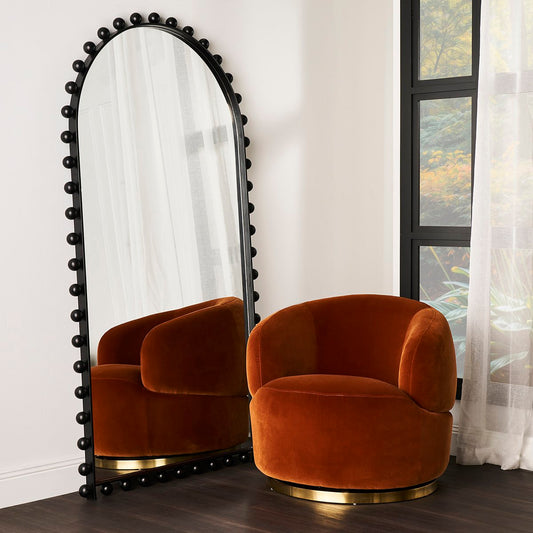 Birchgrove Floor Mirror - Black