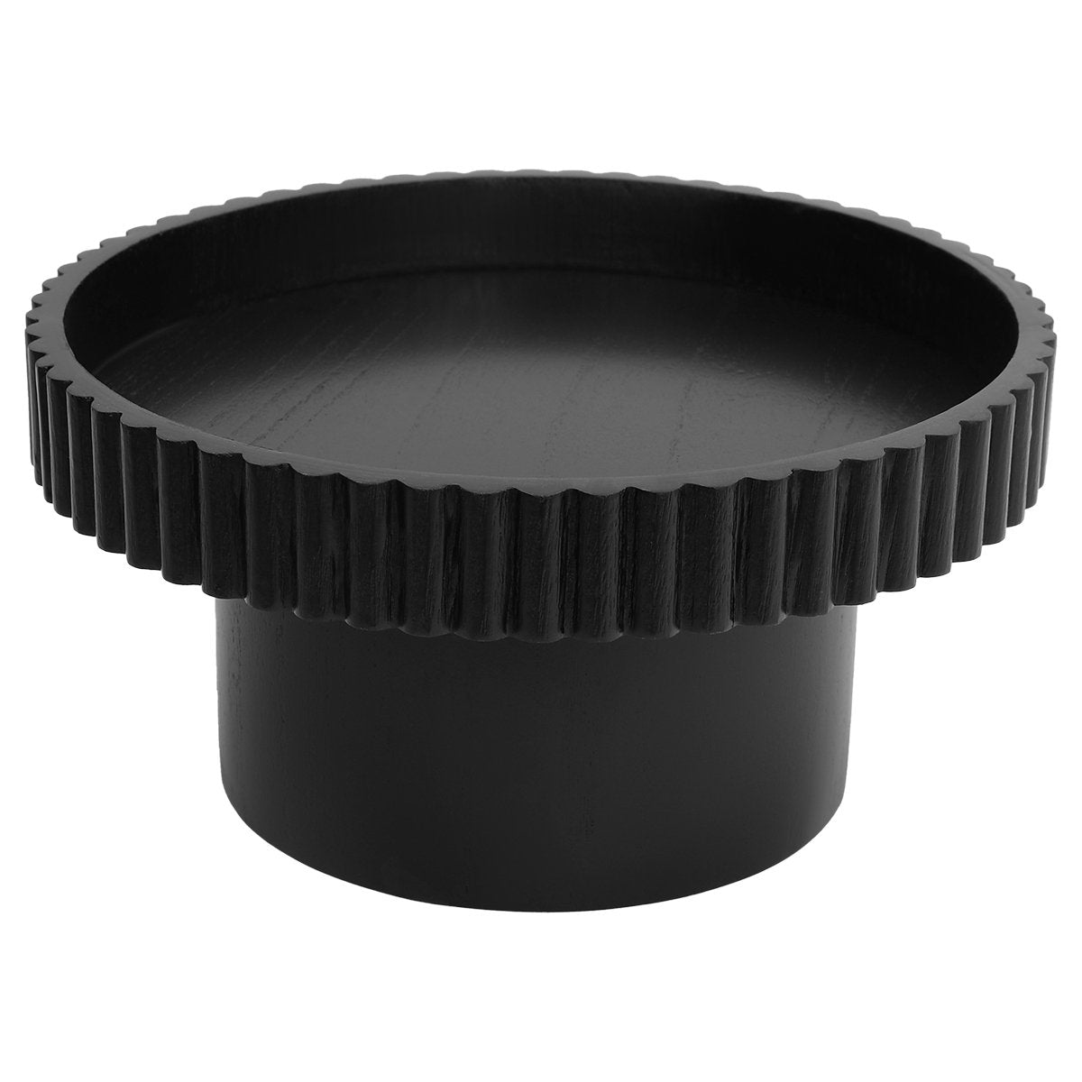 Blythe Footed Bowl - Small Black