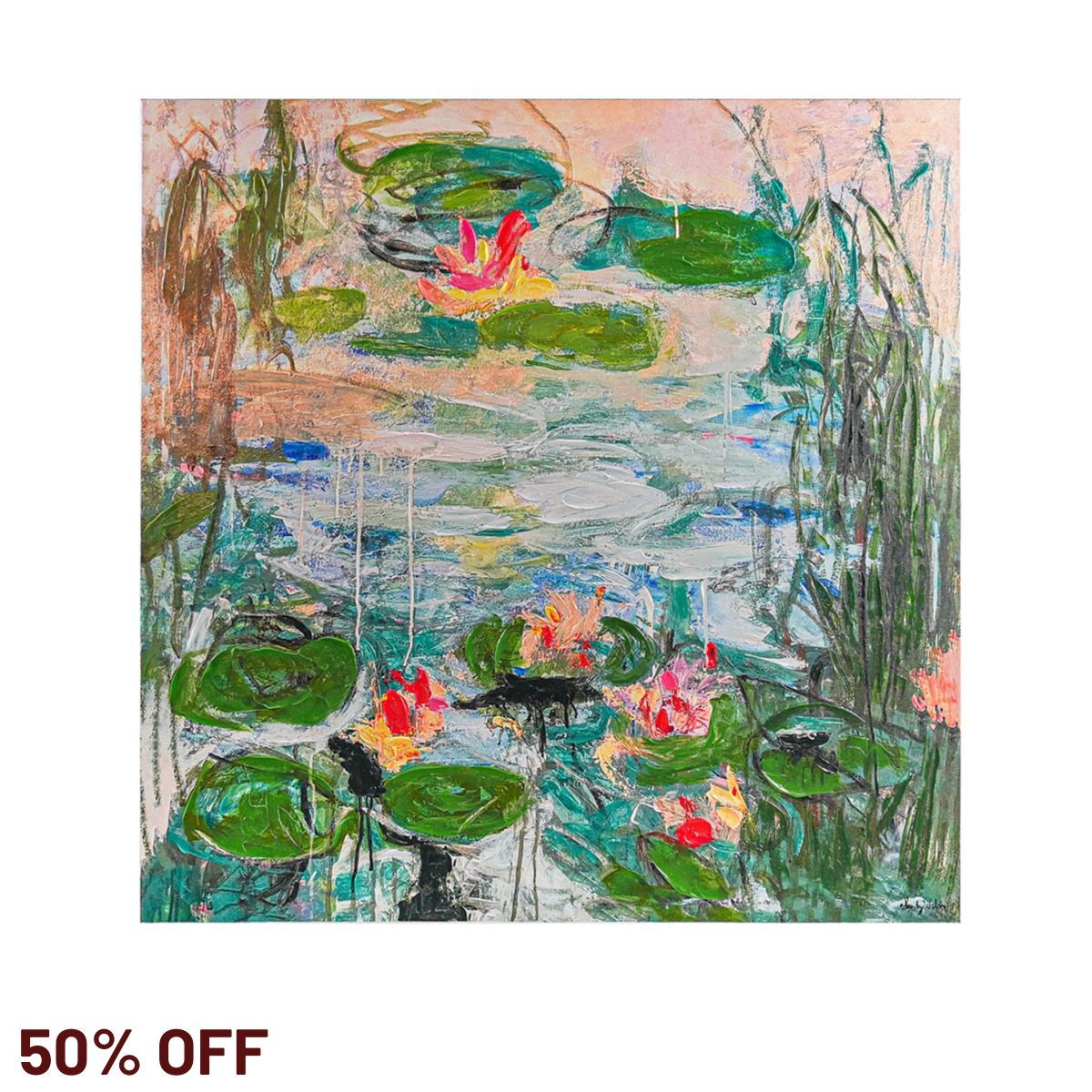Wild Lillies Enhanced Canvas Print