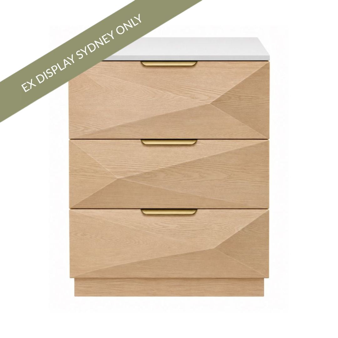 Bijou 80cm 3 Drawer Chest - OUTLET NSW