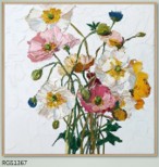 Poppies I 100x100cm Canvas Painting - OUTLET NSW