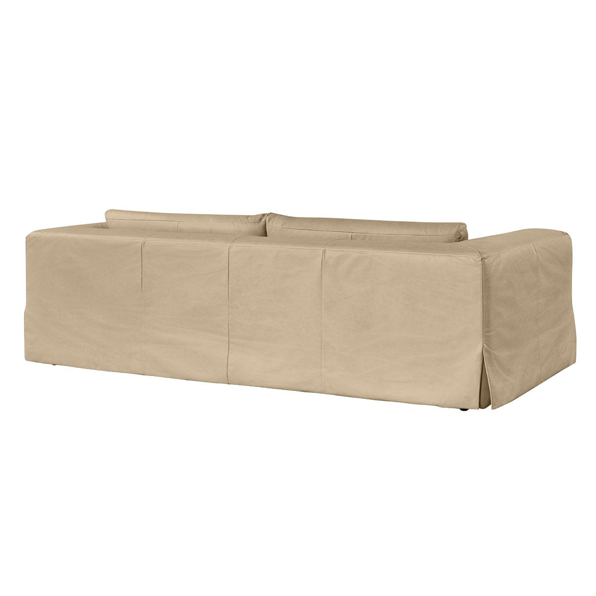 Pomona 3 Seater Sofa - Cappuccino Cream Leather