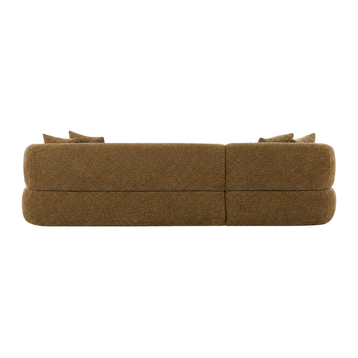 Greenwich Modular 3 Seater Sofa w Left Chaise - Chestnut