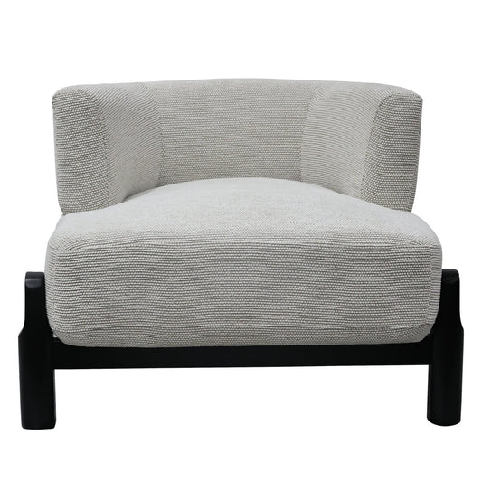 Richmond Occasional Chair - White Chenille