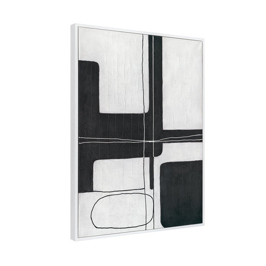 Dark Geometry Series I 90x120cm Canvas Painting