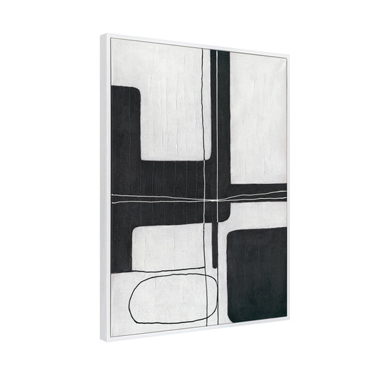 Dark Geometry Series I 90x120cm Canvas Painting