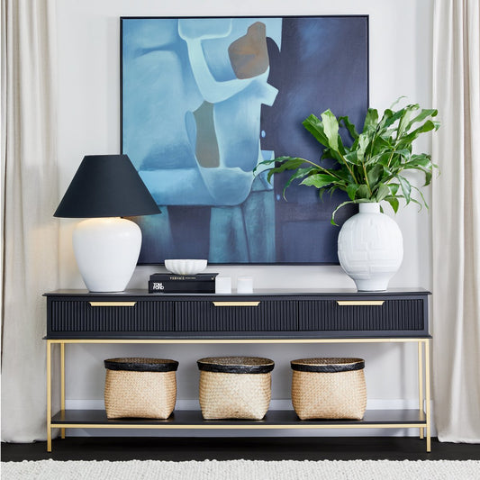 Aimee 200cm Console Table - Black