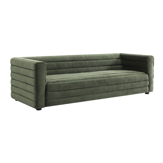 Colorado 3 Seater Sofa - Satin Moss Velvet