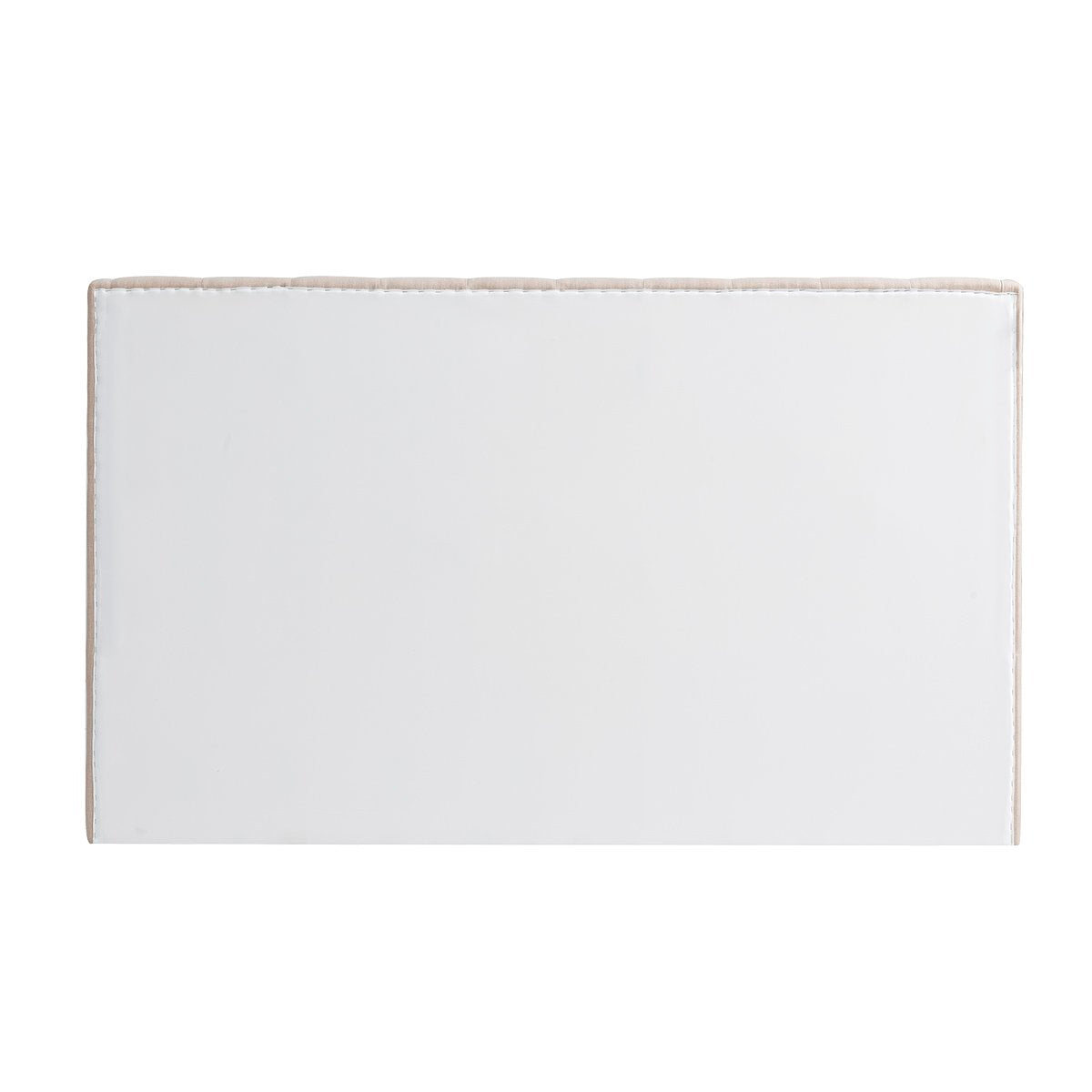 Central Park 195x120cm King Bedhead - Fawn Linen