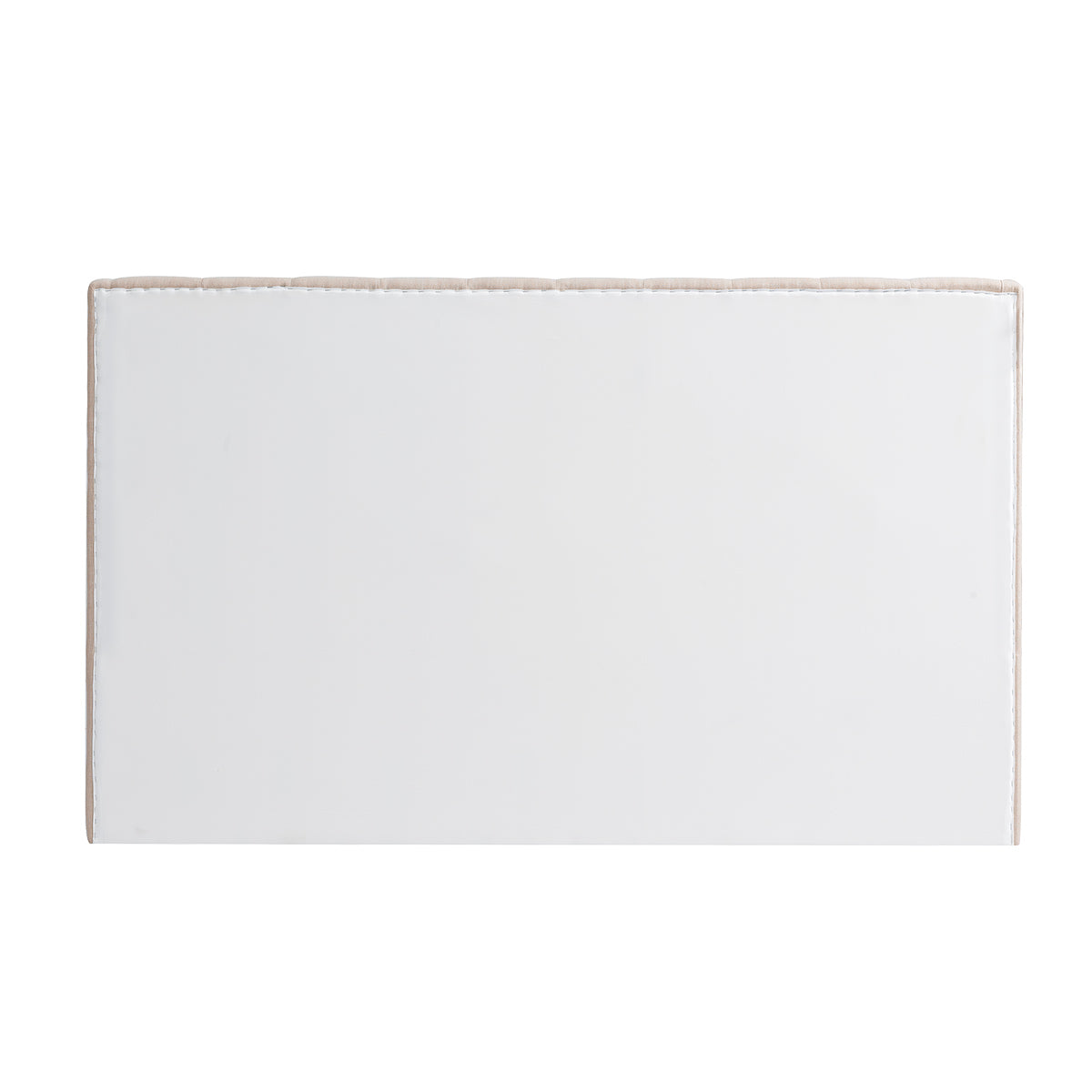 Central Park 195x120cm King Bedhead - Fawn Linen