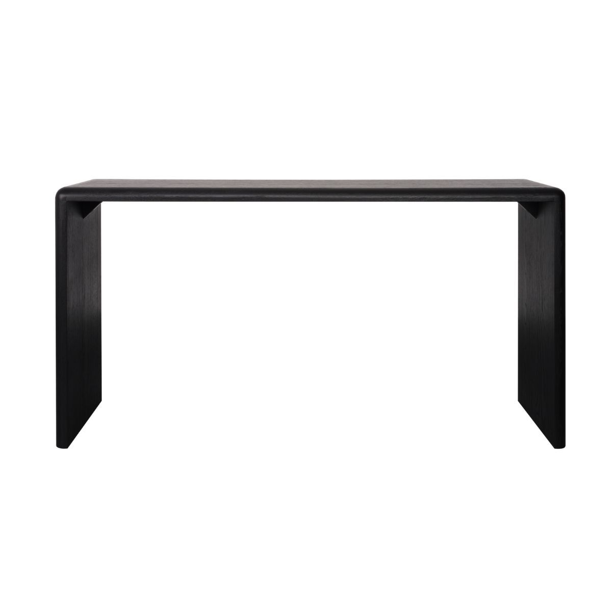 Radcliff 140cm Oak Console Table - Black