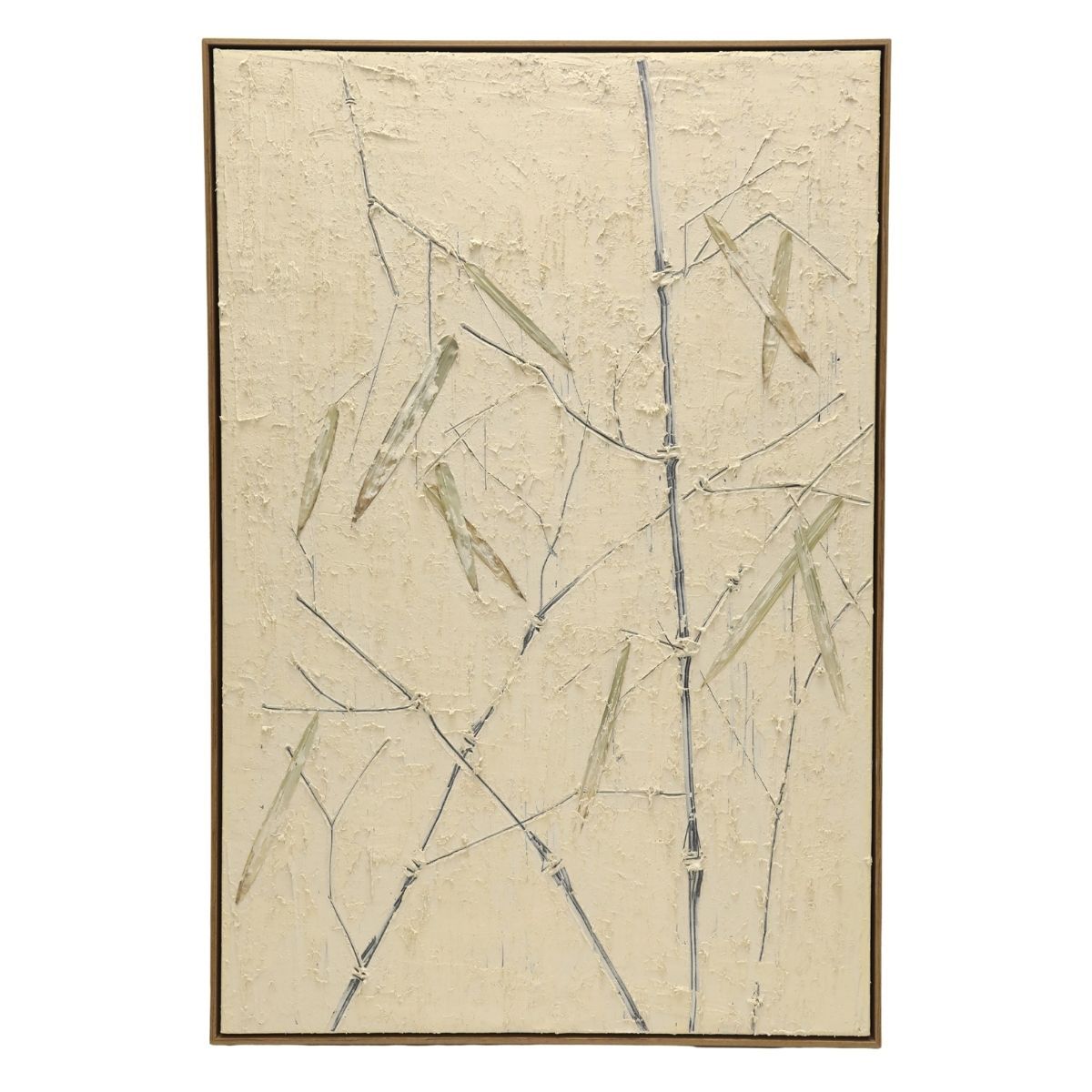 Bamboo Garden Series II Oil On Canvas Painting - OUTLET NSW