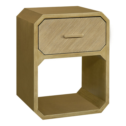 Anderson 50x65cm Bedside Table - Antique Gold