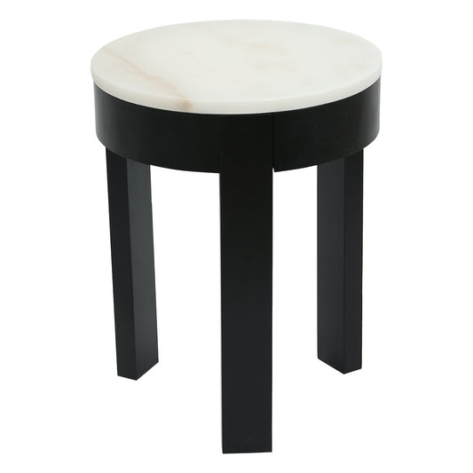 Oliver Marble Side Table - Small Black