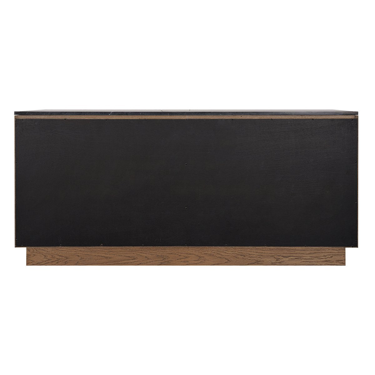 Benedict 170cm Walnut Buffet - Black Marble
