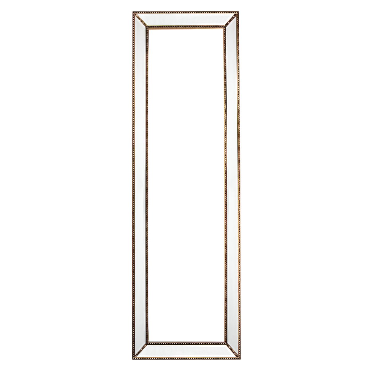 Zeta 48x155cm Cheval Mirror - Antique Gold