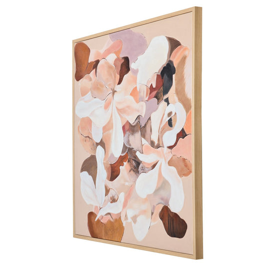 Wild Blush Series II 100x100cm Canvas Painting