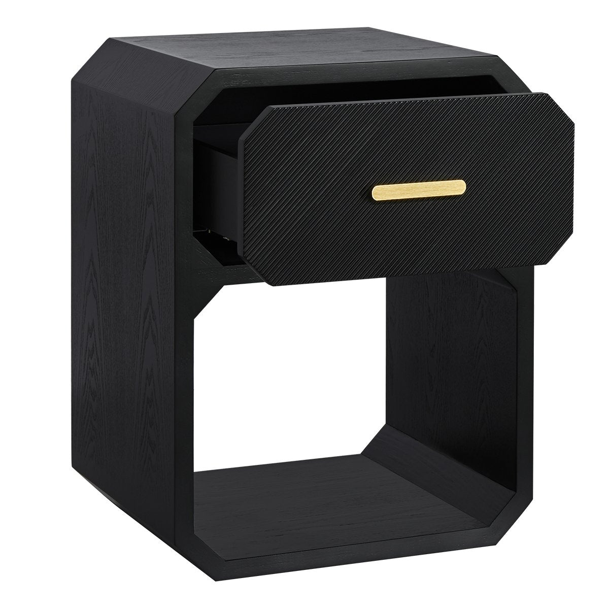 Anderson Bedside Table - Small Black