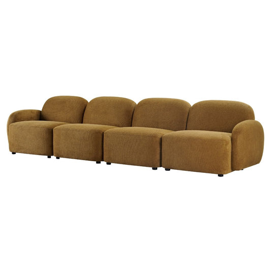 Ramona Modular 4 Seater Sofa - Toffee