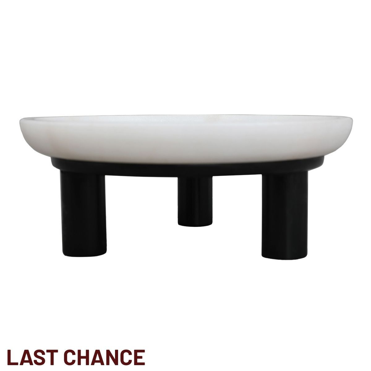 Eileen Footed Bowl - Large Black