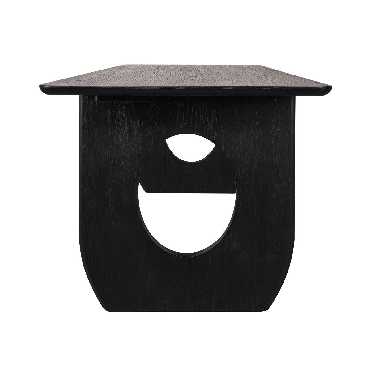Harrington Oak Desk - Black