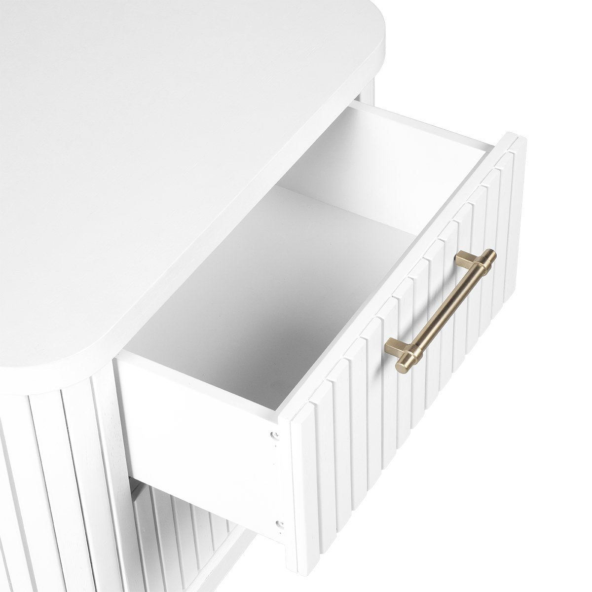 Sophia White Bedside Table Set of 2