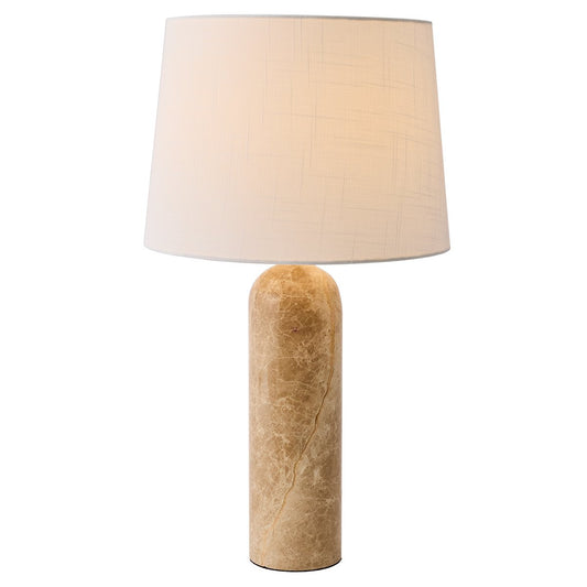 Westmont Marble Table Lamp - Moscato Beige