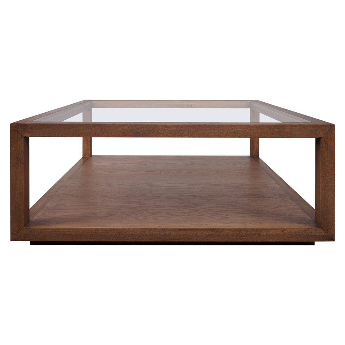 Sadie Oak Square Coffee Table - Walnut