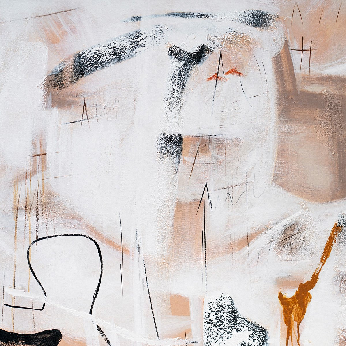 Freeform 140x120cm Oil on Canvas Painting