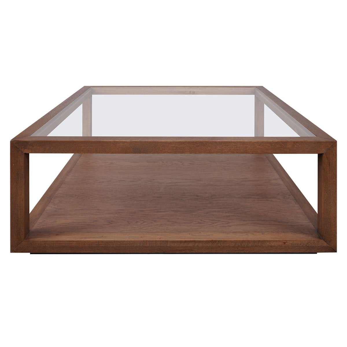 Sadie Oak Square Coffee Table - Walnut