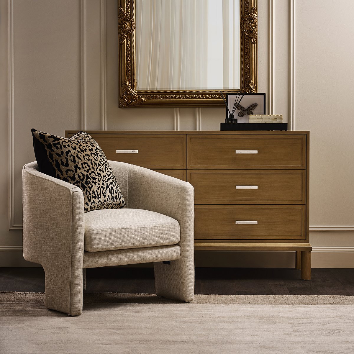 Kylie Arm Chair - Natural Linen