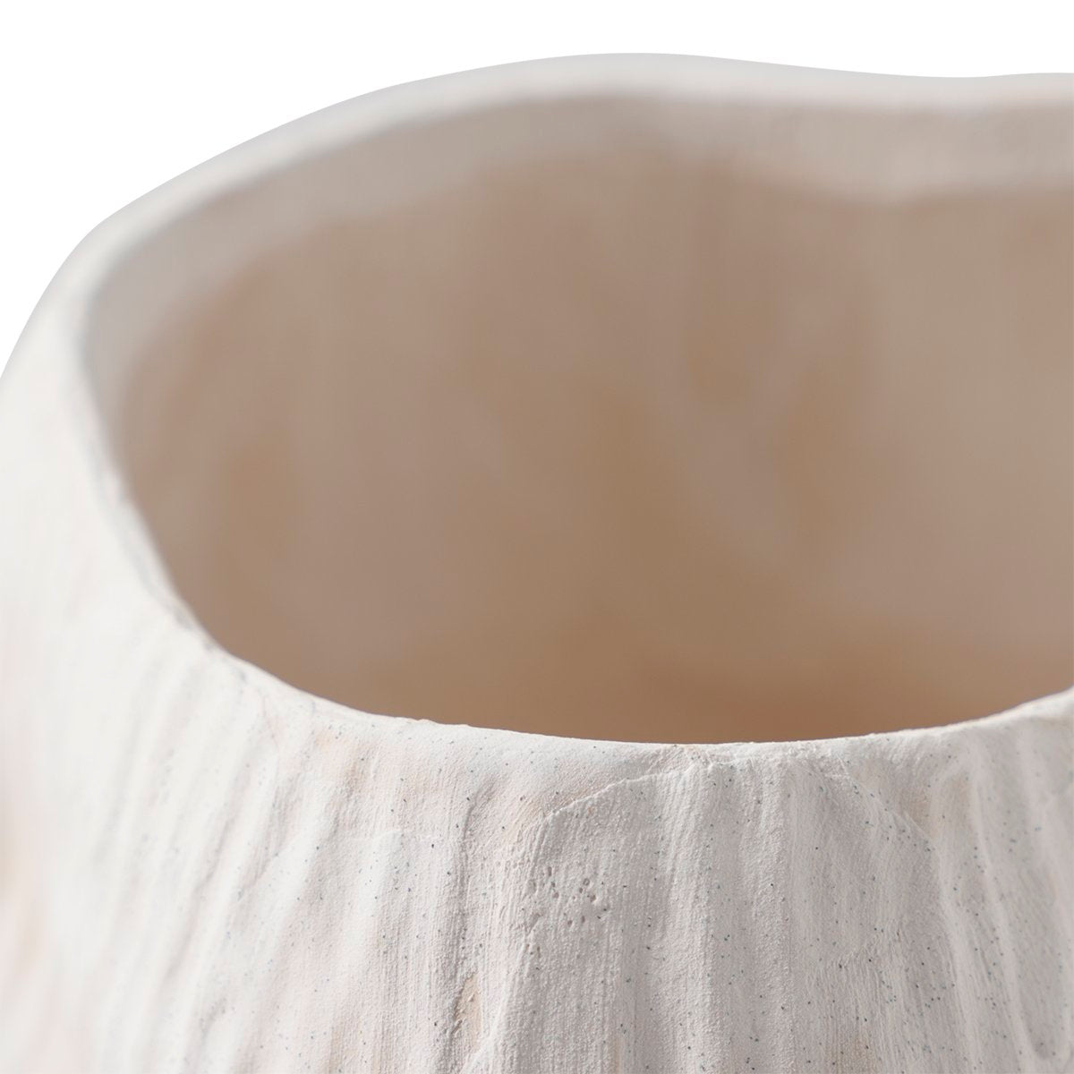 Maeve Porcelain Decorative Vase - Medium White