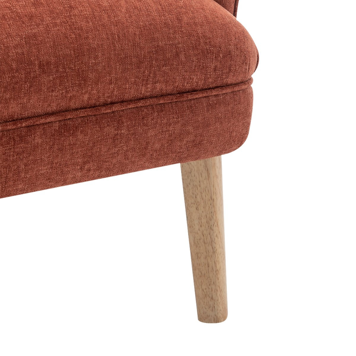 Elsa Arm Chair Chair - Terracotta Chenille