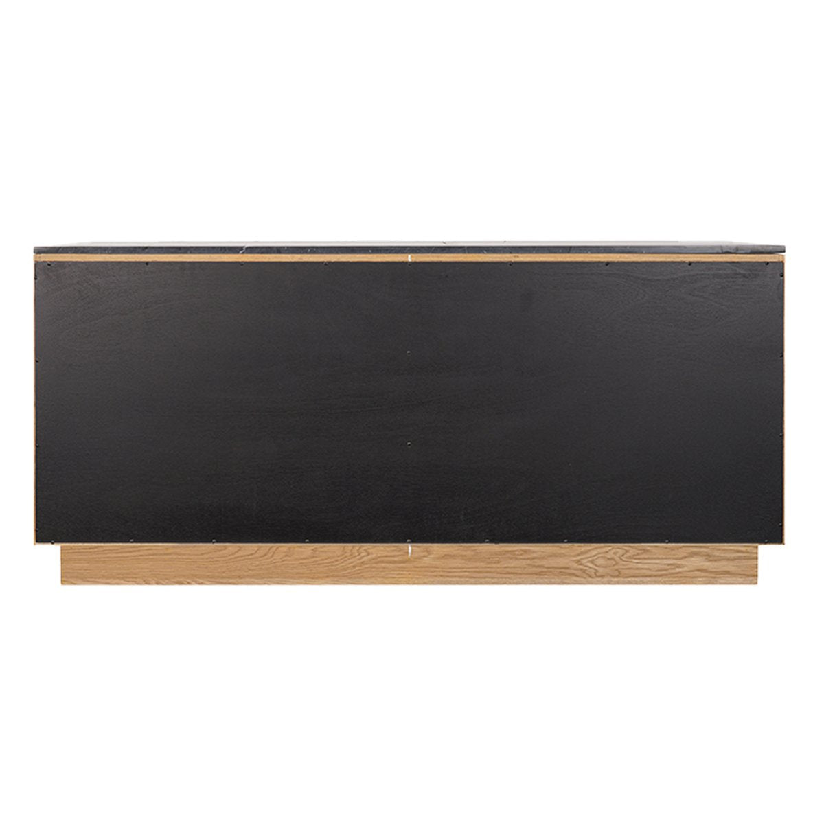 Benedict Natural Oak Buffet - Black Marble