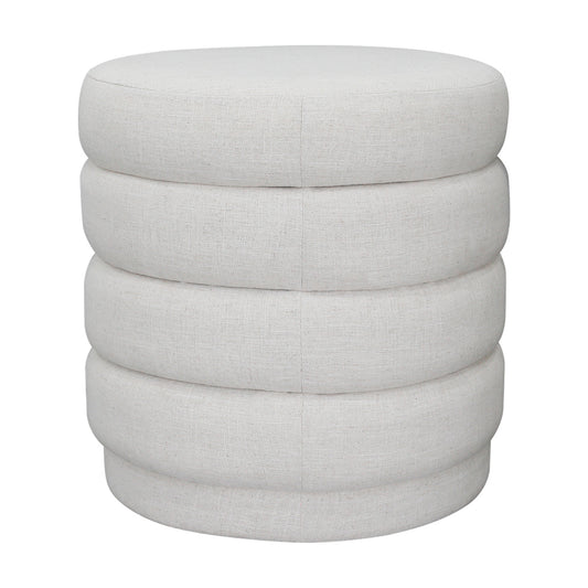 Demi Stool - Ecru Linen