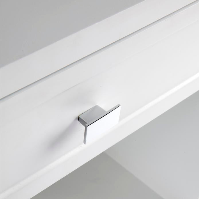 Logan Bedside Table - Small White