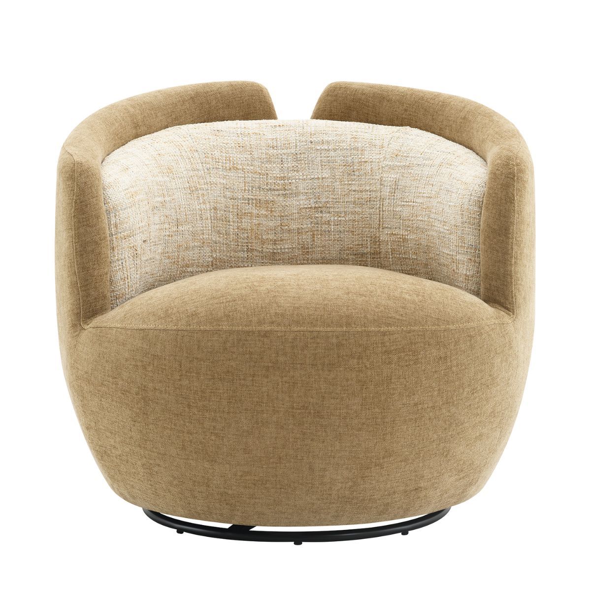 Pasadena Swivel Arm Chair - Camel
