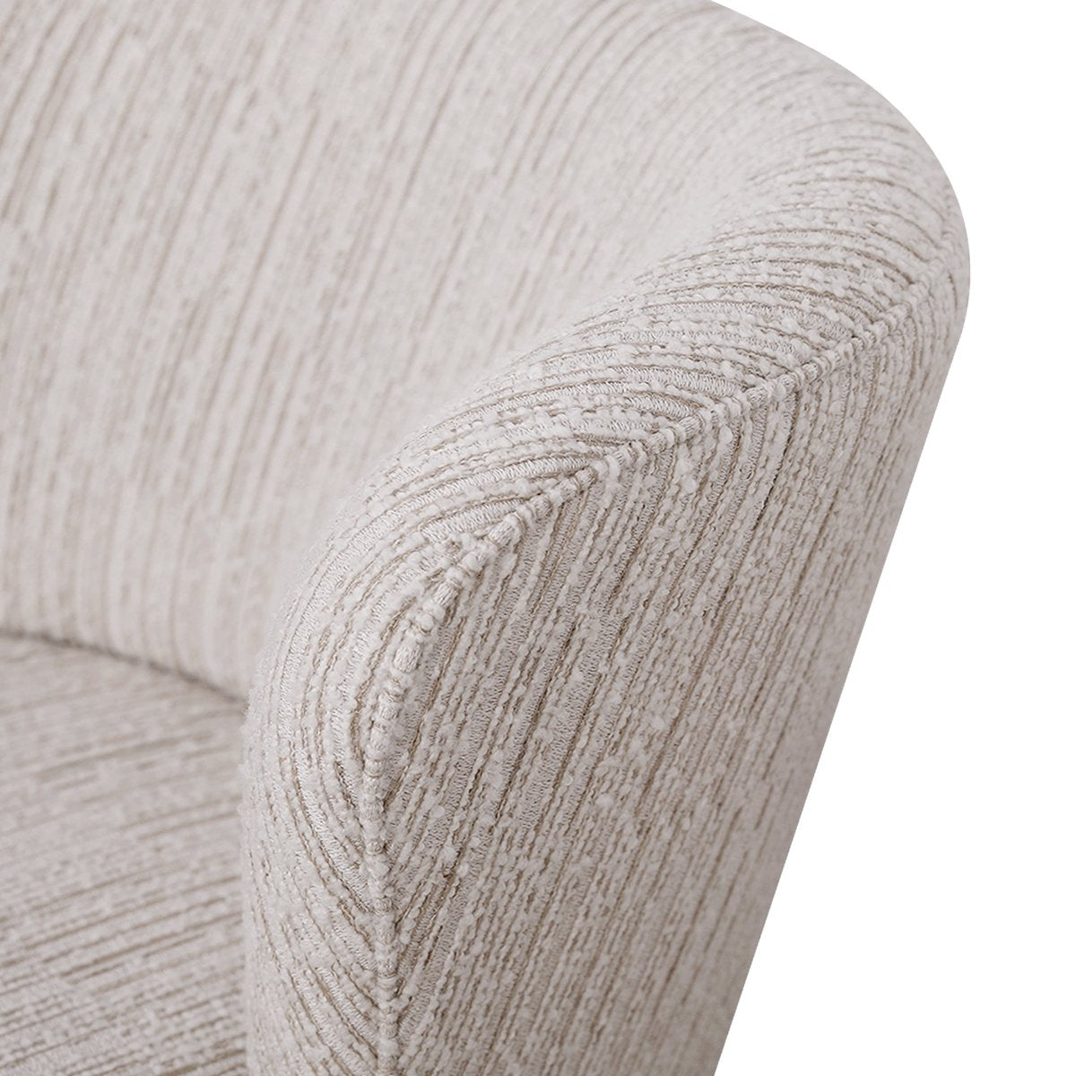 Alberta Swivel Chair - Ivory Weave
