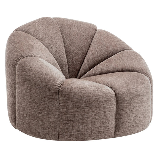 Avalon Swivel Occasional Chair - Mink Chenille