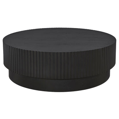 Avery Round Coffee Table - Black