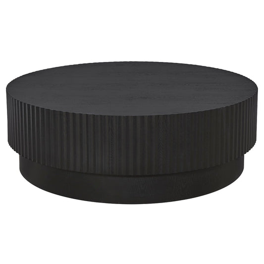 Avery Round Coffee Table - Black