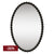 Esme Oval Wall Mirror - Black