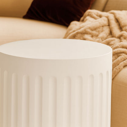 Caleb Side Table - White