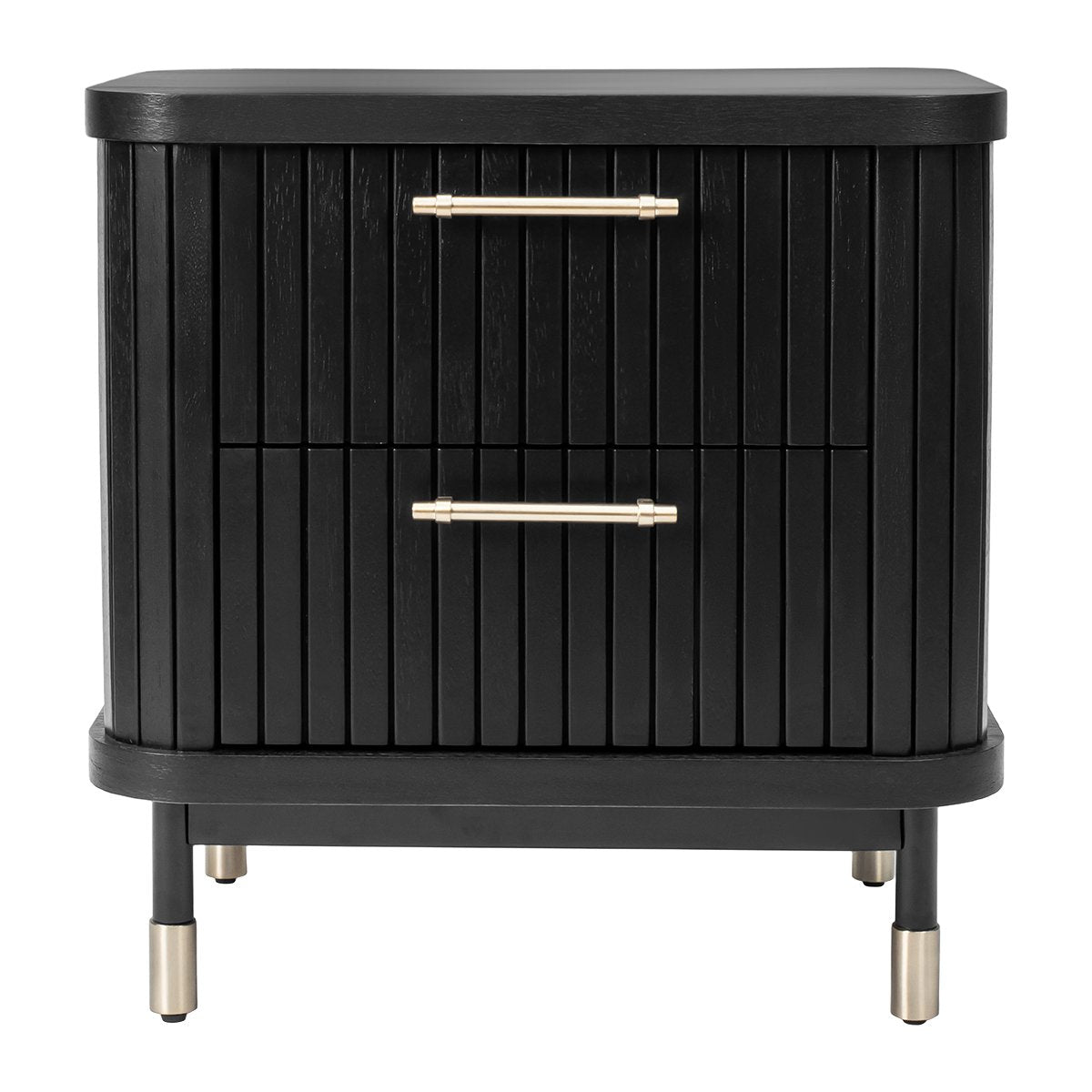 Sophia Bedside Table - Black - OUTLET NSW