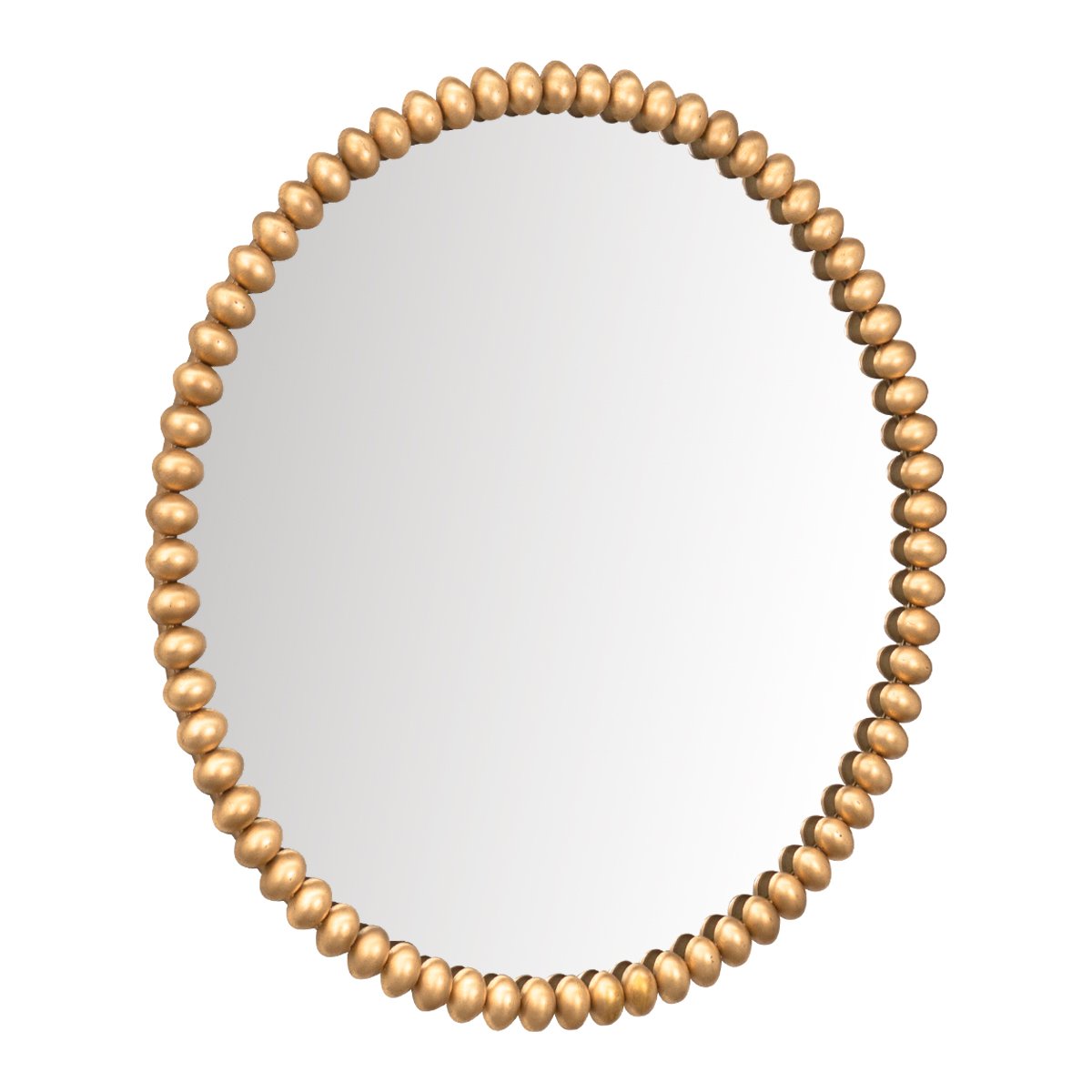 Esme 105x105cm Round Wall Mirror - Gold Leaf