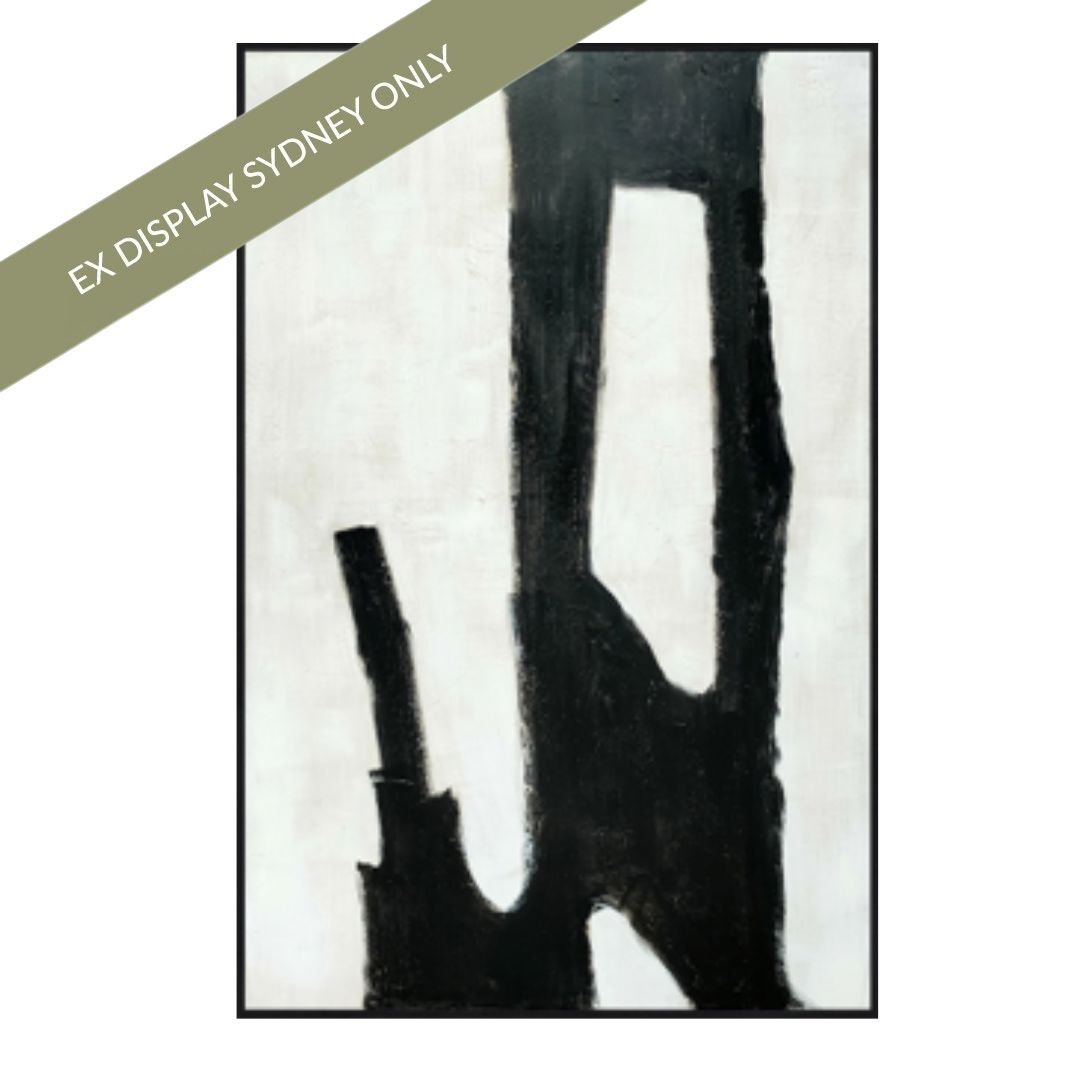 Monochrome Canvas Painting - OUTLET NSW